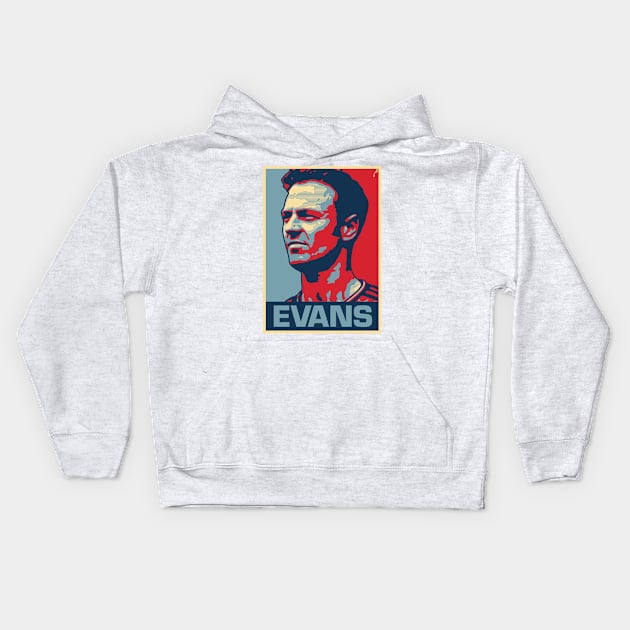 Evans Kids Hoodie by DAFTFISH